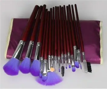 Dragonpad 16pc Professional Cosmetic Makeup Make up Brush Brushes Set with Purple Bag Case